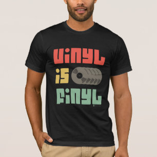 Vinyl ist Finyl (abschließend) - Retro LP T-Shirt