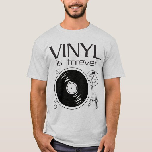 Vinyl ist Forever T-Shirt (Vorderseite)