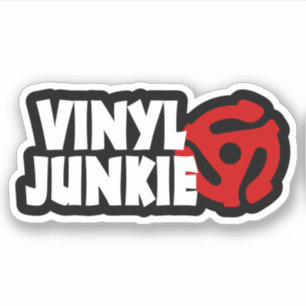Vinyl Junkie Aufkleber
