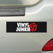 Vinyl Junkie Autoaufkleber (Auf Auto)
