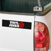 Vinyl Junkie Autoaufkleber (Auf Lkw)