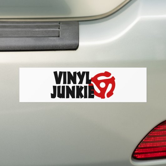 Vinyl Junkie Autoaufkleber (Auf Auto)