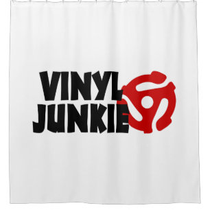 Vinyl Junkie Duschvorhang