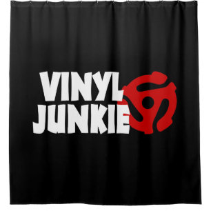 Vinyl Junkie Duschvorhang