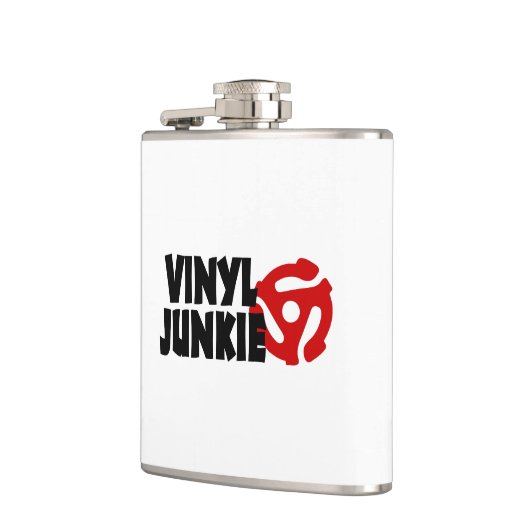 Vinyl Junkie Flachmann (Links)