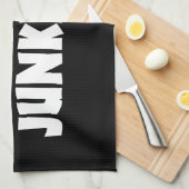 Vinyl Junkie Geschirrtuch (Viertel Falte)