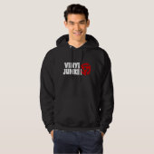Vinyl Junkie Hoodie (Vorne ganz)