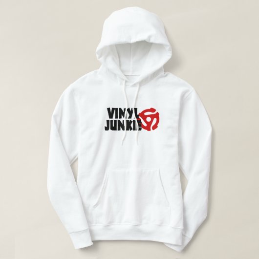 Vinyl Junkie Hoodie (Design vorne)