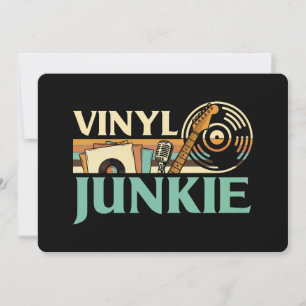 Vinyl-Junkie LP-Schallplatten DJ-Plattenspieler Mu Einladung