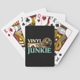 Vinyl-Junkie LP-Schallplatten DJ-Plattenspieler Mu Spielkarten