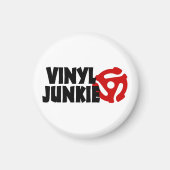 Vinyl Junkie Magnet (Vorne)