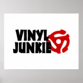 Vinyl Junkie Poster (Vorne)