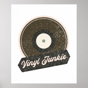 Vinyl Junkie Poster