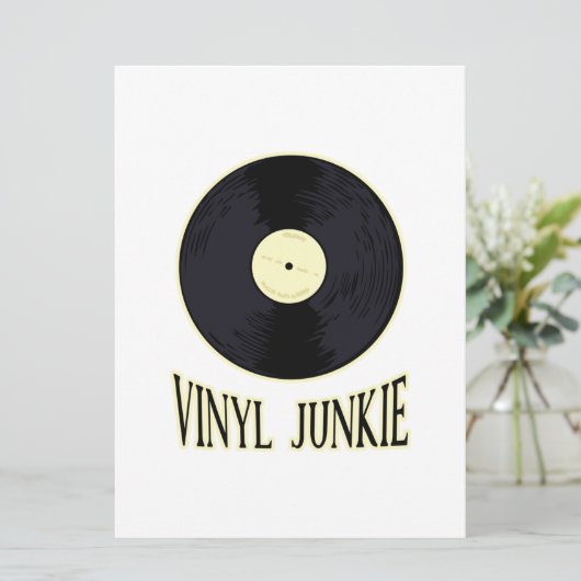 Vinyl Junkie Save The Date (Stehend Vorderseite)