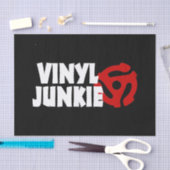Vinyl Junkie Seidenpapier (Handwerk)
