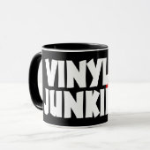 Vinyl Junkie Tasse (Vorderseite Links)