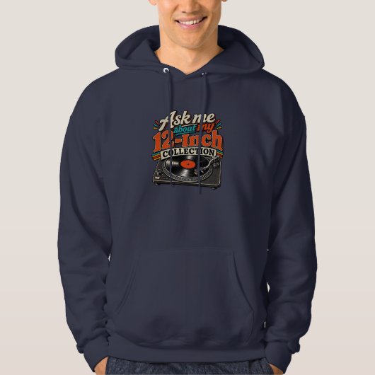 Vinyl Kapuzenpullover Hoodie (Vorderseite)