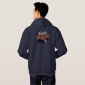 Vinyl Kapuzenpullover Hoodie (Schwarz voll)