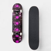 Vinyl-Kunst auf Skateboard (Vorderseite)