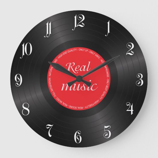 Vinyl-Langspielscheibe Große Wanduhr (Vorderseite)
