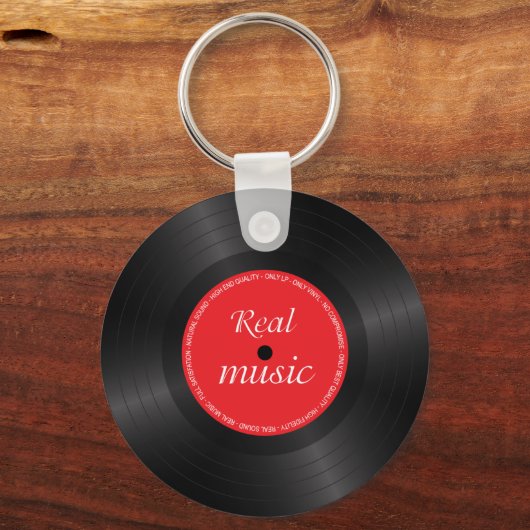 Vinyl-Langspielscheibe Schlüsselanhänger (Vorderseite)