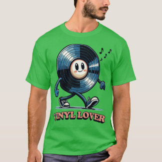 Vinyl-Liebhaber Vinyl-Geek-Design T-Shirt