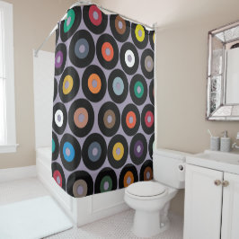 VINYL lilac Duschvorhang