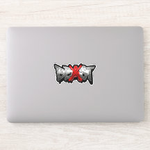 Vinyl-Logo-Aufkleber BEAST im Sonderformat