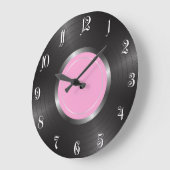 Vinyl long play disc große wanduhr (Winkel)