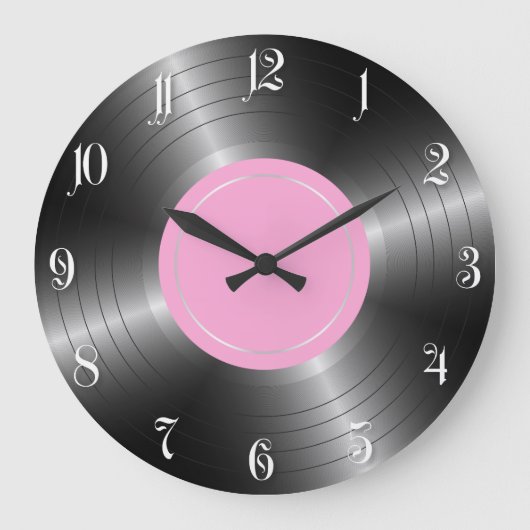 Vinyl long play disc große wanduhr (Vorderseite)