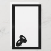 Vinyl-Look LP Record Briefpapier (Vorne/Hinten)