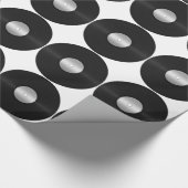 Vinyl-Look LP Record Geschenkpapier (Ecke)