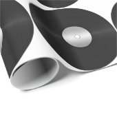 Vinyl-Look LP Record Geschenkpapier (Rolleneckpunkt)