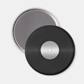 Vinyl-Look LP Record Magnet (Vorderseite/Rückseite)