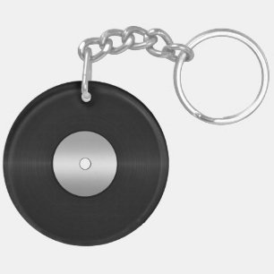 Vinyl-Look-LP-Schallplatte Schlüsselanhänger