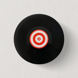 Vinyl-LP-Album-Knopf Button
