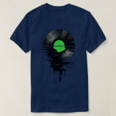 Vinyl LP Music Record Sunset Green T-Shirt (Design vorne)