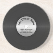 Vinyl LP Record Background Getränkeuntersetzer (Vorne)