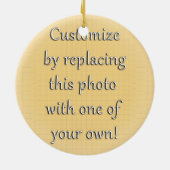 Vinyl LP Record Background Keramik Ornament (Hinten)