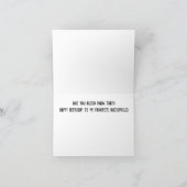 Vinyl LP Record Lover Audiophile Birthday Karte (Innenseite)