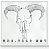 Vinyl MARFA Aufkleber (Vorderseite)