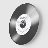 Vinyl Music Record Clock - Benutzerdefiniert Schwa Große Wanduhr (Winkel)
