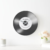 Vinyl Music Record Clock - Benutzerdefiniert Schwa Große Wanduhr (Zuhause)