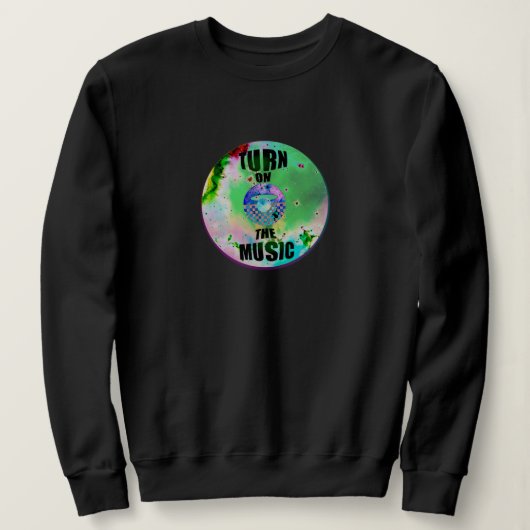 Vinyl Music Sweatshirt (Design vorne)
