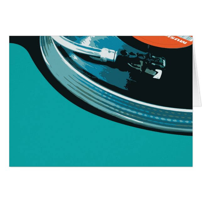 Vinyl Music Turntable (Vorderseite (Horizontal))