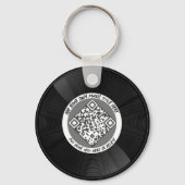 Vinyl | Musician DJ | QR-Code Schlüsselanhänger (Rückseite)