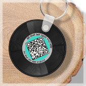Vinyl | Musician DJ | QR-Code Schlüsselanhänger