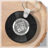 Vinyl | Musician DJ | QR-Code Schlüsselanhänger