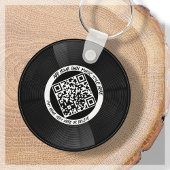 Vinyl | Musician DJ | QR-Code Schlüsselanhänger