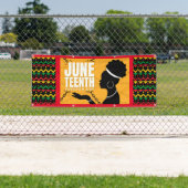 Vinyl Outdoor Banner Juneteenth Feier (Insitu)